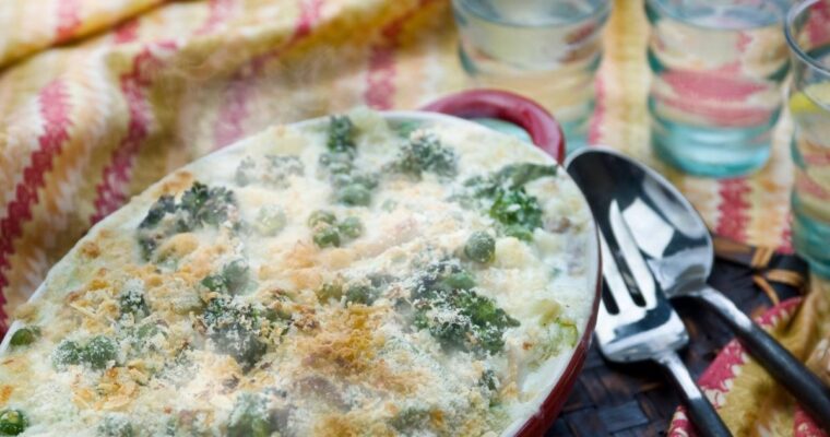 Asparagus Crab Au Gratin