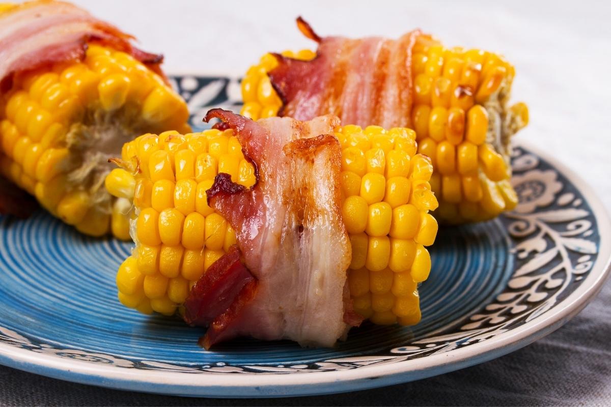 Corn with Bacon and Chili Powder