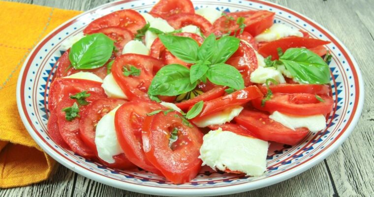 Mozzarella and Tomato Appetizer Tray