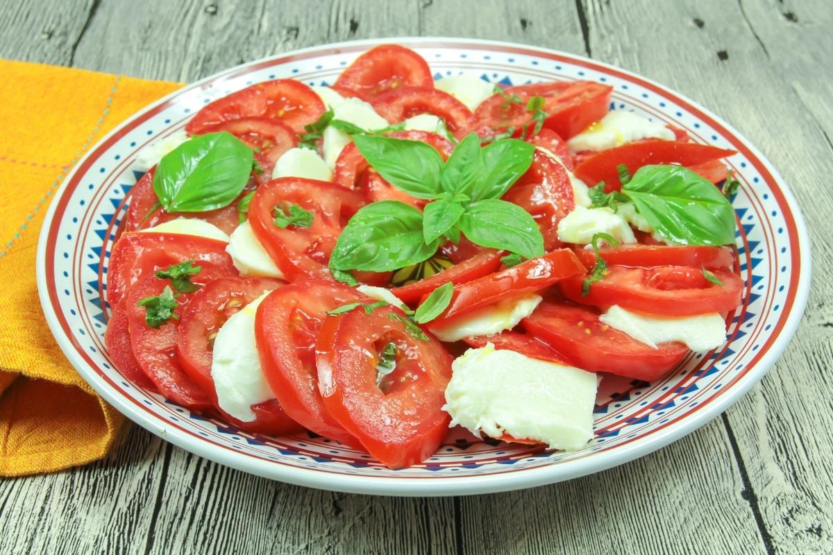 Mozzarella and Tomato Appetizer Tray