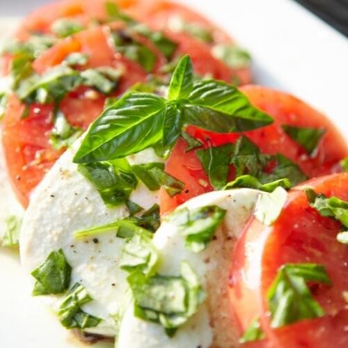 Mozzarella and Tomato Appetizer Tray